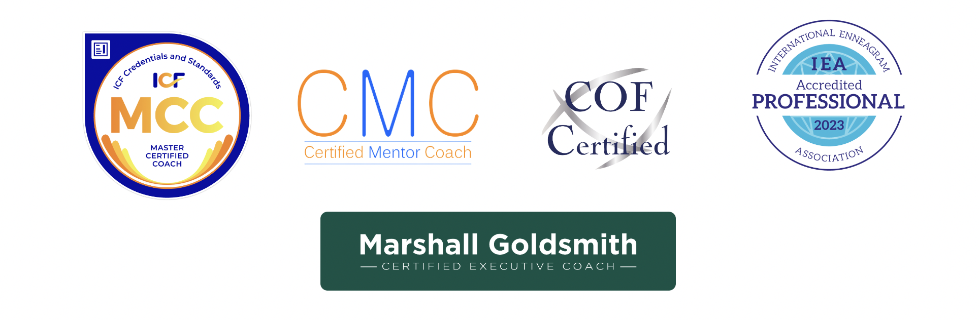 Coaching certification logos